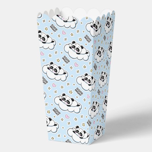 Goodnight Sleeping Panda Beer Bedankdoosjes (Achterkant)