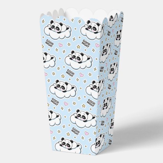 Goodnight Sleeping Panda Beer Bedankdoosjes (Voorkant)