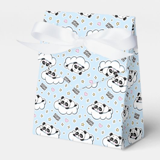 Goodnight Sleeping Panda Beer Bedankdoosjes (Voorkant Zijde)