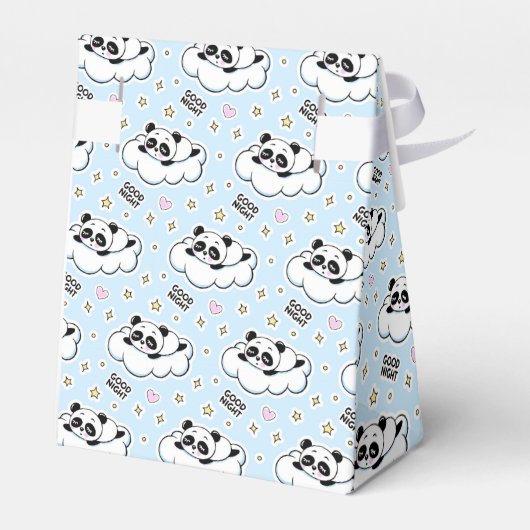 Goodnight Sleeping Panda Beer Bedankdoosjes (Achterkant)