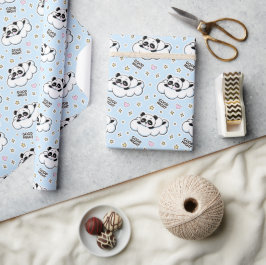 Goodnight Sleeping Panda Beer Cadeaupapier