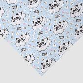 Goodnight Sleeping Panda Beer Tissuepapier (Detail)