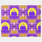 Goodnight sleepy head fleece deken (Voorkant (Horizontaal))