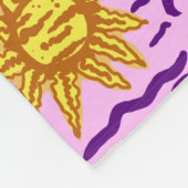 Goodnight sleepy head fleece deken (Hoek)