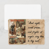 Goodnight Sweet Prince Notitiekaartje (Voorkant / Achterkant)