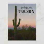 Goodnight van Tucson Saguaro Sunset Briefkaart (Voorkant)