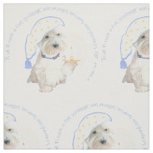 Goodnight Westie Stof