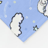 Goodnight Westies KiniArt Fleece Deken (Hoek)