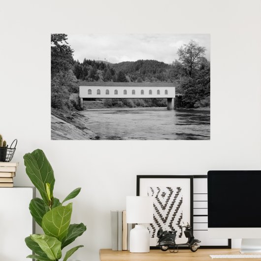 Goodpasture Bridge Poster (Thuiskantoor)