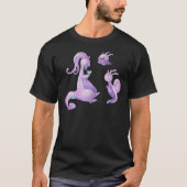 Goodra, Sliggoo, Goomy Sticker T-shirt (Voorkant)