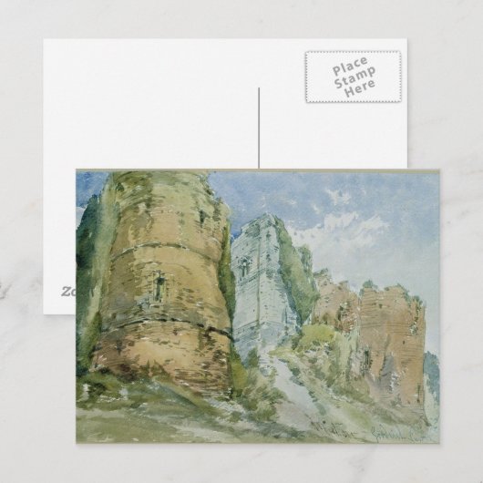 Goodrich Castle, Herefordshire Briefkaart (Voorkant / Achterkant)