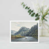 Goodrich Castle op de Wye (w/c, pen & inkt, krijt) Briefkaart (Staand voorkant)