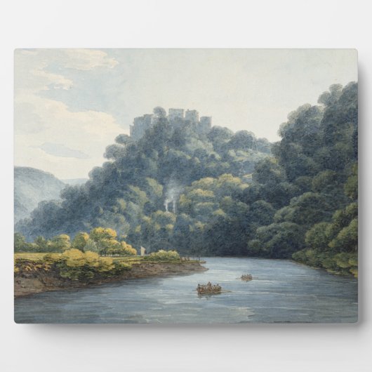 Goodrich Castle op de Wye (w/c, pen & inkt, krijt) Fotoplaat (Voorkant)