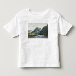Goodrich Castle op de Wye (w/c, pen & inkt, krijt) Kinder Shirts
