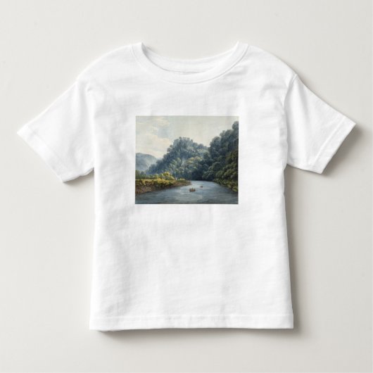 Goodrich Castle op de Wye (w/c, pen & inkt, krijt) Kinder Shirts (Voorkant)