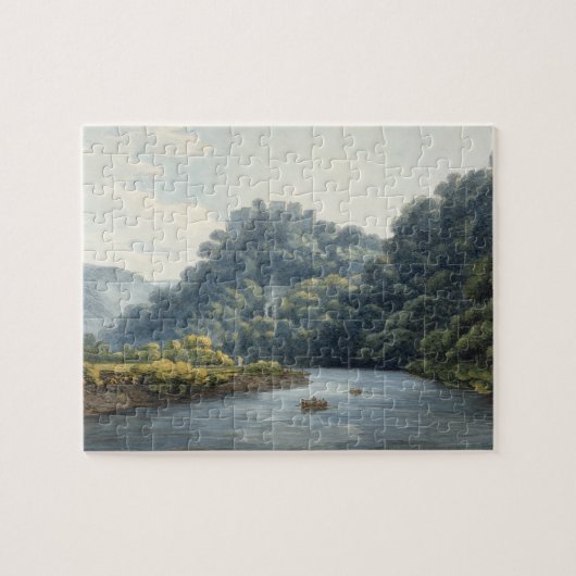 Goodrich Castle op de Wye (w/c, pen & inkt, krijt) Legpuzzel (Horizontaal)