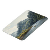 Goodrich Castle op de Wye (w/c, pen & inkt, krijt) Magneet (Linkerzijde)