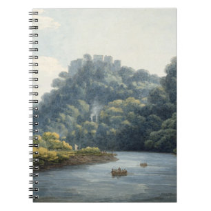 Goodrich Castle op de Wye (w/c, pen & inkt, krijt) Notitieboek