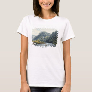 Goodrich Castle op de Wye (w/c, pen & inkt, krijt) T-shirt