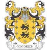 Goodrich Family Crest Sticker (Voorkant)