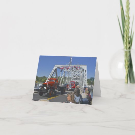 Goodspeed Bridge Centennial Notecard Kaart (Voorkant)