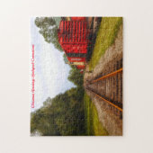 Goodspeed Connecticut. kerstcadeautjes Legpuzzel (Verticaal)