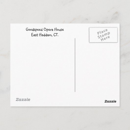 Goodspeed Opera House Briefkaart (Achterkant)