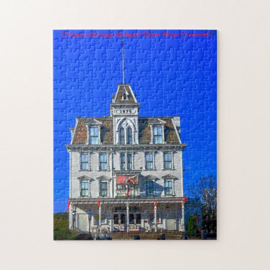 Goodspeed Opera House. Kerstgroeten Legpuzzel (Verticaal)