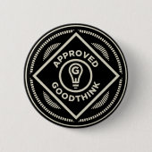 Goodthink Goedgekeurde Button (Voorkant)