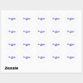 Goodwin achternaam Classic Style Ronde Sticker (Vel)