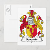 Goodwin Family Crest Briefkaart (Voorkant / Achterkant)