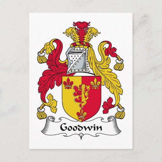Goodwin Family Crest Briefkaart (Voorkant)