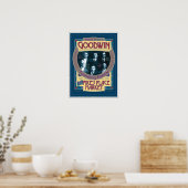 Goodwin/Pikes Market-herdenkingsPOSTER Poster (Keuken)