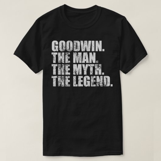 GoodwinGoodwin Familienaam Goodwin achternaam Good T-shirt (Design voorkant)