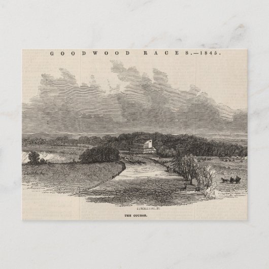 Goodwood Races: de cursus Briefkaart (Voorkant)