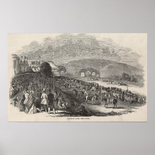 Goodwood Races: de cursus Poster (Voorkant)