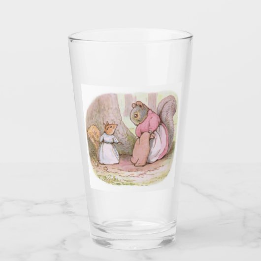 Goody and Mrs Hackee (Eekhoorns) (Beatrix Potter) Glas (Voorkant)