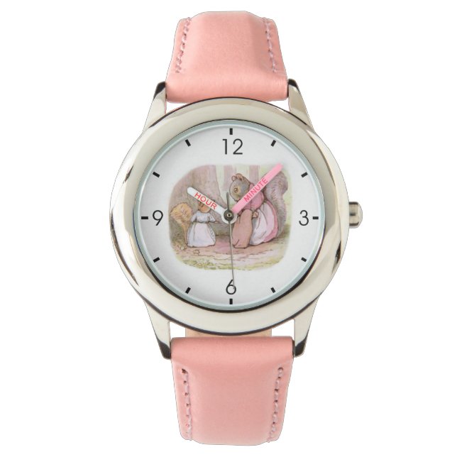Goody and Mrs Hackee (Eekhoorns) (Beatrix Potter) Horloge (Voorkant)