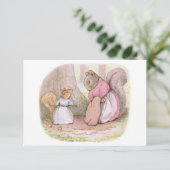 Goody and Mrs Hackee (Eekhoorns) (Beatrix Potter) Kaart (Staand voorkant)