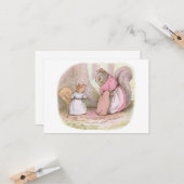 Goody and Mrs Hackee (Eekhoorns) (Beatrix Potter) Kaart (Voorkant / Achterkant in situ)