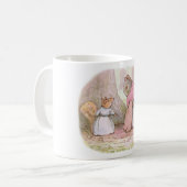 Goody and Mrs Hackee (Eekhoorns) (Beatrix Potter) Koffiemok (Voorkant links)