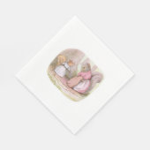 Goody and Mrs Hackee (Eekhoorns) (Beatrix Potter) Servet (Hoek)