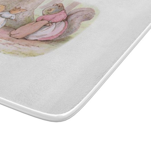 Goody and Mrs Hackee (Eekhoorns) (Beatrix Potter) Snijplank (Hoek)