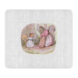 Goody and Mrs Hackee (Eekhoorns) (Beatrix Potter) Snijplank