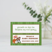 Goody Bag Topper All-Star Green Uitnodiging Briefkaart (Staand voorkant)