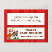 Goody Bag Topper All-Star Red Uitnodiging Briefkaart (Voorkant)