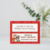 Goody Bag Topper All-Star Red Uitnodiging Briefkaart (Staand voorkant)