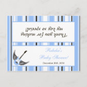 Goody Bag Topper Boy Blue Punk Rocker Gitaar Uitnodiging Briefkaart (Voorkant)