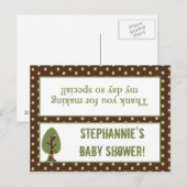 Goody Bag Topper Enchanted Hollow Woodland Forest Uitnodiging Briefkaart (Voorkant / Achterkant)