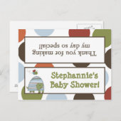 Goody Bag Topper Laguna Strand Schildpad Kikkervij Uitnodiging Briefkaart (Voorkant / Achterkant)